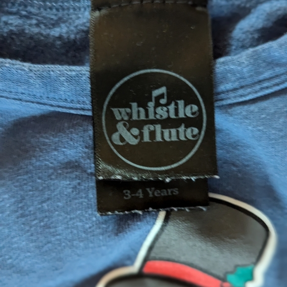 Whistle & Flute Snowman Sweatshirt - Size 3/4 - Picture 2 of 2